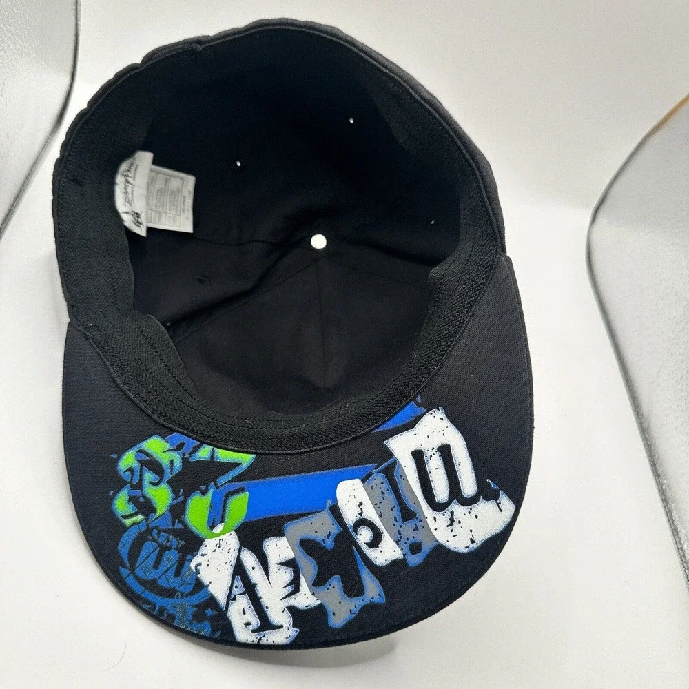 Disney‎ Parks Mickey Mouse Hat Mohawk Graffiti Brim Cap Youth